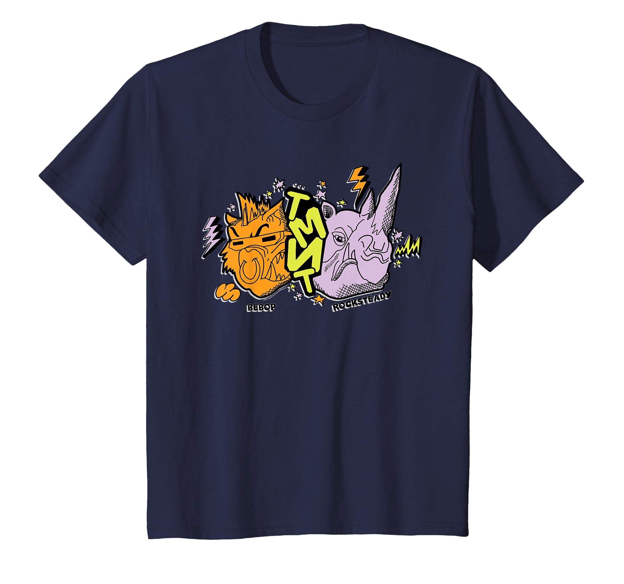 

Kids Teenage Mutant Ninja Turtles Bebop & Rocksteady Sketch Kids T-Shirt