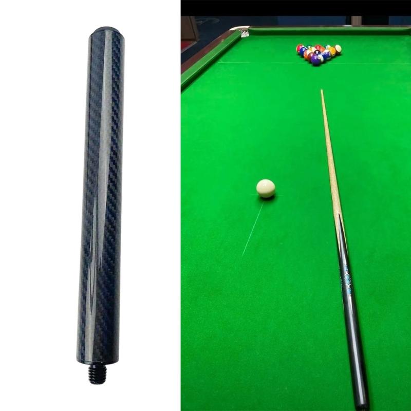 12Inch Professional Billiard Cue Connectors Attachments Carbon Fiber Construction Perfect for Extended Shot Training