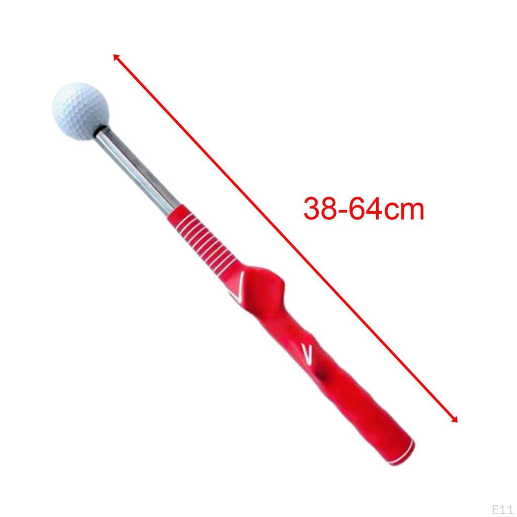 Golf Swing Aid Practice Telescopic Rod Training for Indoor, Outdoor, Flexibility
