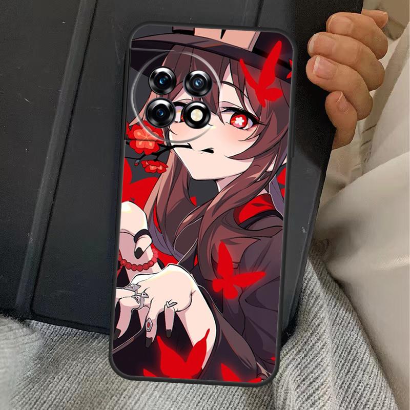 Genshin Impact Hu Tao Ghost Case For OnePlus 13R 12R 10R 13T 10T 8T 15 13 12 11 Nord CE 4 3 2 Lite N20 N30 Nord 5 Cover