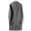 Men's Coat Autumn and Winter Handmade Double-sided Tweed Jacket Business Casual Woolen Shirt Version Plaid Jacket