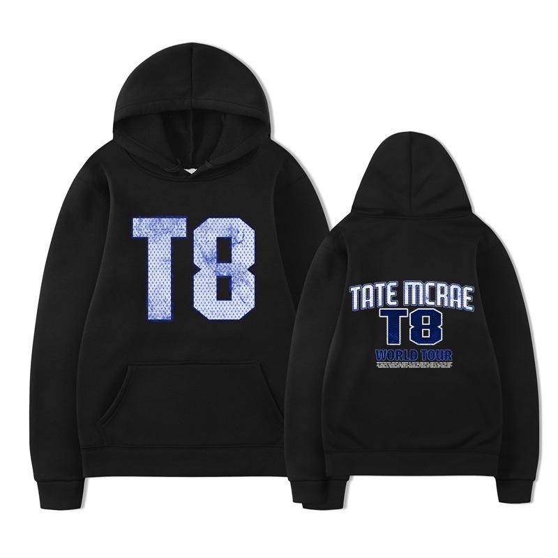 Tate McRae Think Later Hoodies Autumn Men Fashion Long Sleeve Sweatshirts Women Harajuku Streetwear Pullovers Sudaderas