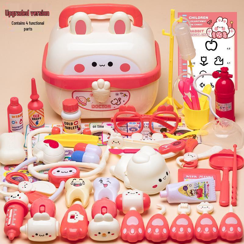 Kids' Medical Play Set with Stethoscope & Syringe - Light-Up Doctor Toy for Boys & Girls, Trending Hot Toy