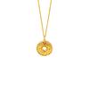 National Trend Ring Women's Trendy Money Hollow Filigree Retro Simple Jewelry Necklace Pendant