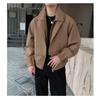 Spring Jacket Men's Trendy and Handsome Lapel Loose High Street Long-sleeved Versatile Jacket