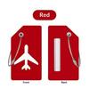1Pc Soft Silicone Luggage Tag 7 Optional Colors Boarding Pass Baggage Name Label For Women Men Travel Use