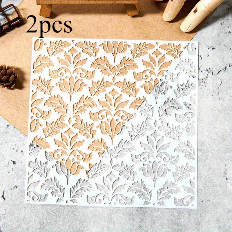 

1/2 шт. Винтажный пластиковый трафарет с весенним узором для DIY изготовления открыток, скрапбукинга и поделок - для декоративных фонов, фотоальбомов и поздравительных открыток 1pc