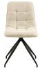 Capone CHAIR BEIGE boucle metal upholstery