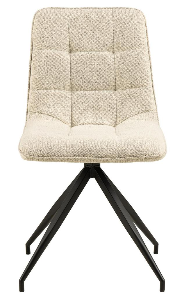 Capone CHAIR BEIGE boucle metal upholstery