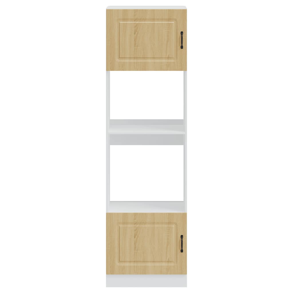 Built In Oven Cabinets 2 Pcs Kalmar Sonoma Oak Wood Based Panel