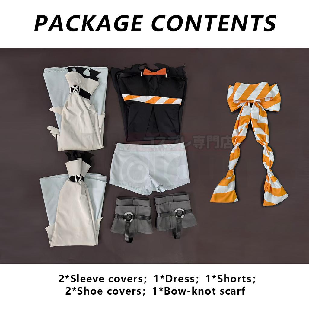 HOLOUN Gachiakuta Anime Amo Cosplay Costume Boot Covers Dress Scarf Shorts Sleeves Convention Halloween Christmas Gift