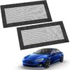 2Pcs Backseat Air Vent Cover for Tesla Model 3 & Model Y 2017-2025, Rear Seat Airflow Outlet Protector with Upgraded Mesh Cloth and Velcro, Car Air