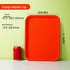 Commercial Anti-slip Plastic Rectangular Serving Tray