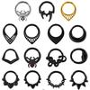 1/3PCS Sets Moon Waterdrop Snake Septum Piercing Clicker Flower Nose Rings 16G Segment Cartilage Daith Hoop Earring Jewelry Gift