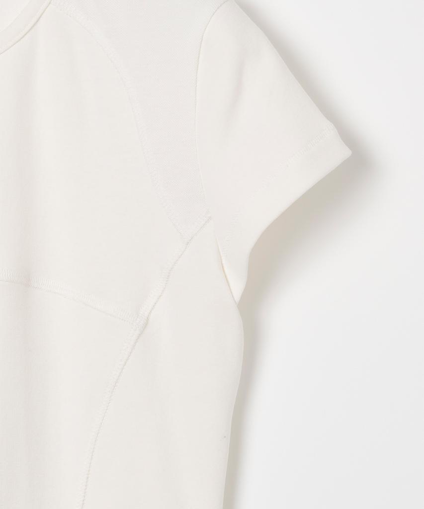 MILLO WOMEN Wave Mesh T-Shirt [Ivory]