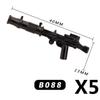 Military Building Blocks MOC Star Movie Characters Solider Figures War Mini Bricks Weapons Accessories Guns Cloak Axe Armor