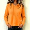 Women's Casual Loose Fit Hooded Knit Pullover Sweater for Everyday Wear