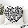 Geometric Heart Decor Pillow Case linen pillow case sofa home decor cushion cover cushion cove