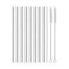 High Borosilicate Glass Straw Set Reusable Straw 12mm Wide Smoothie Straw for Bubble Tea Milkshakes Drinking for Bar Accessories