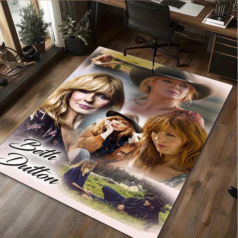 Dutton Ranch Carpet Office Decorative Carpet For Living Room Bedroom Door Mat Floor Rug Computer Chair Area Rug perfect holiday gift