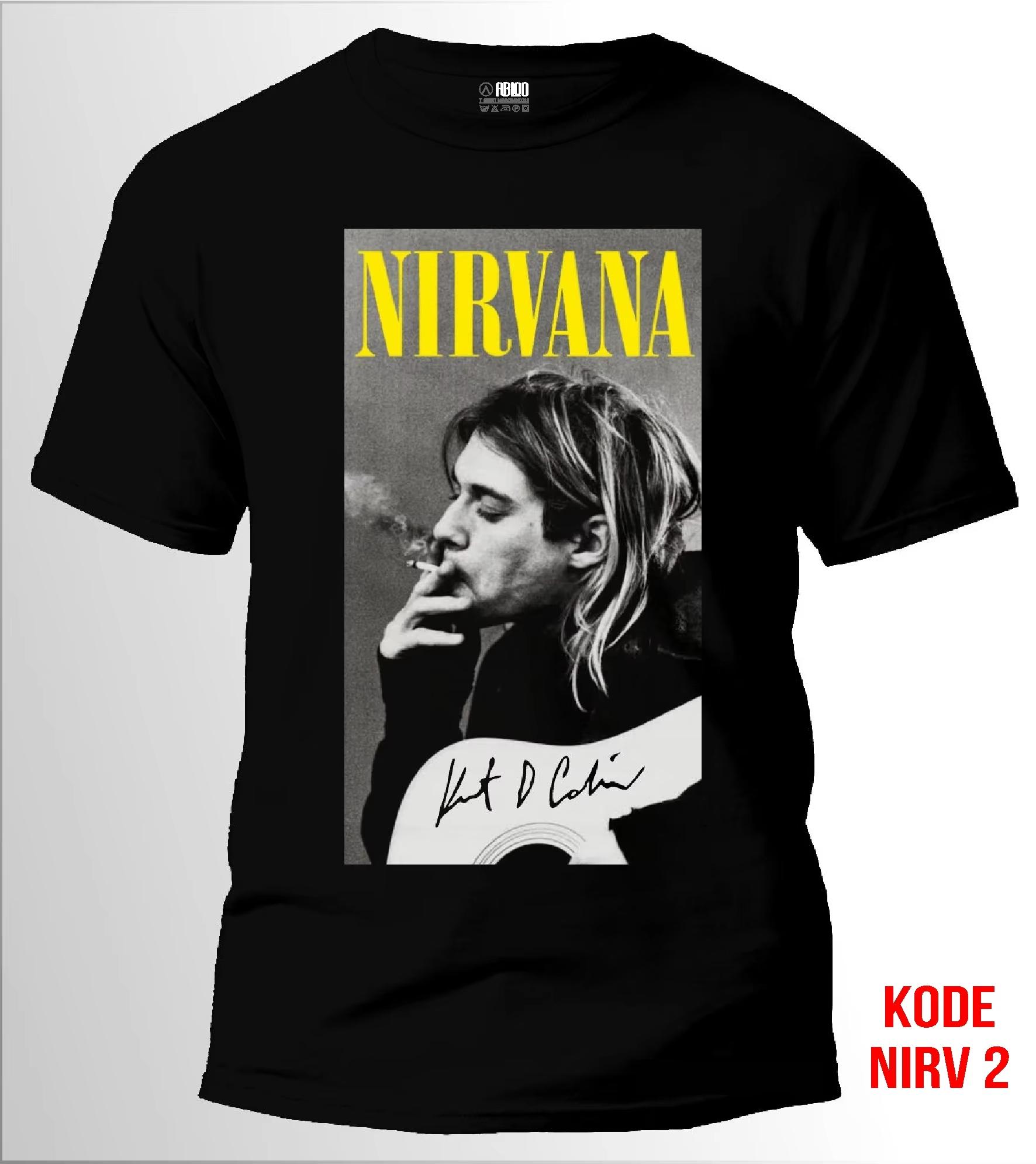 

Футболка группы NIRVANA Футболка группы Метал Рок Футболка Музыка Премиум Дистро Материал 24s Взрослая Унисекс Футболка Вирусная XL