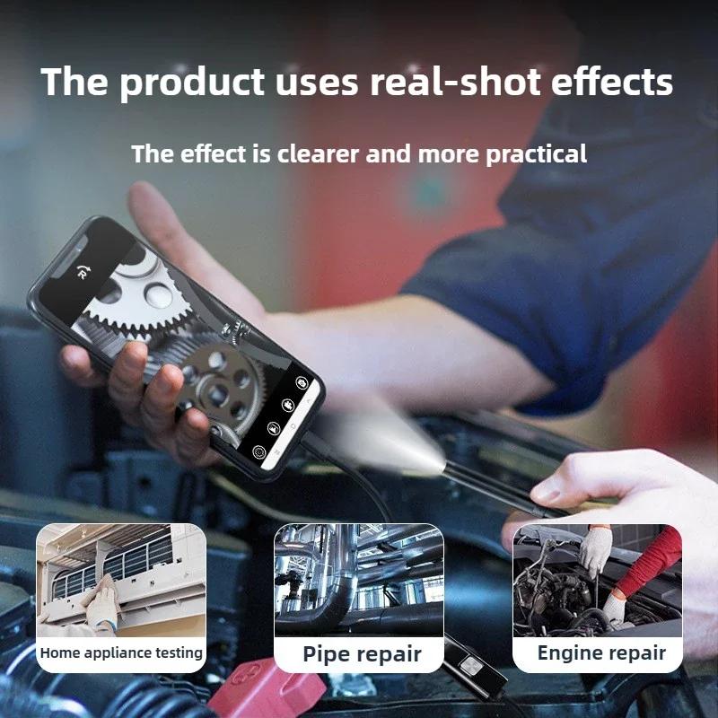 New Type-C 7MM 2/3.5/5M Direct Connect Waterproof Endoscope HD Wide Angle Videoscope for Android Phone PC Camera Repair