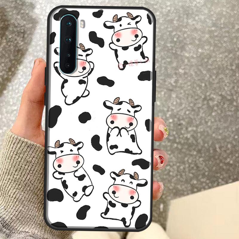 Dairy Cattle Cow Speckle Case For OnePlus 13T 10T 8T 10 Pro 15 13 12 11 15R 13R 12R Nord CE 5 2 3 4 Lite N20 N30 Coque
