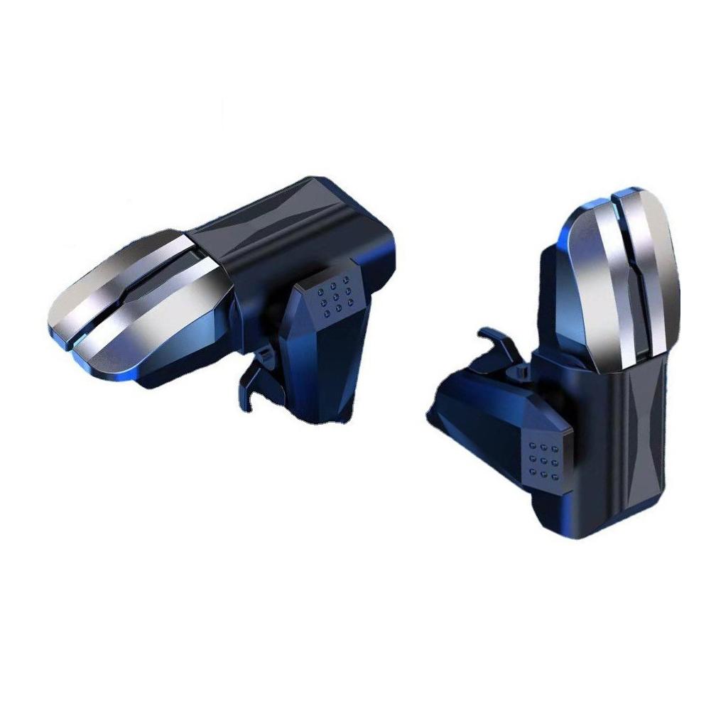 1 Coppia S1 Joystick a 6 Dita per Mangiare Pollo Pulsante Meccanico Assistito da Tasti Accessorio per Gaming su Cellulare