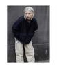 Sand Sound (Unisex) Big Pocket Padded Quilted Jumper Black
