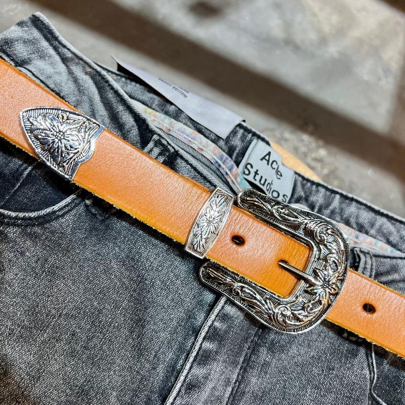 

Meier Genuine leather belt - women s washed handmade top grain cowhide belt - includes screwdriver and hole punch верблюд