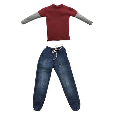 1:6 Scale Action Figure Top Clothes Hoodie Street Style Hoodies Pack of 2pcs
