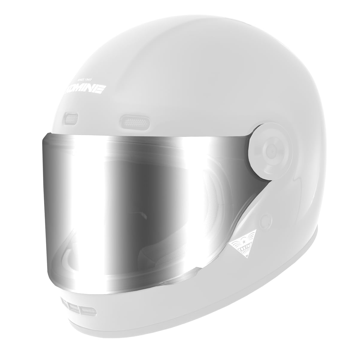 

Komine Replacement Shield for Motorcycle Silver Mirror Free HK-187 HK-190