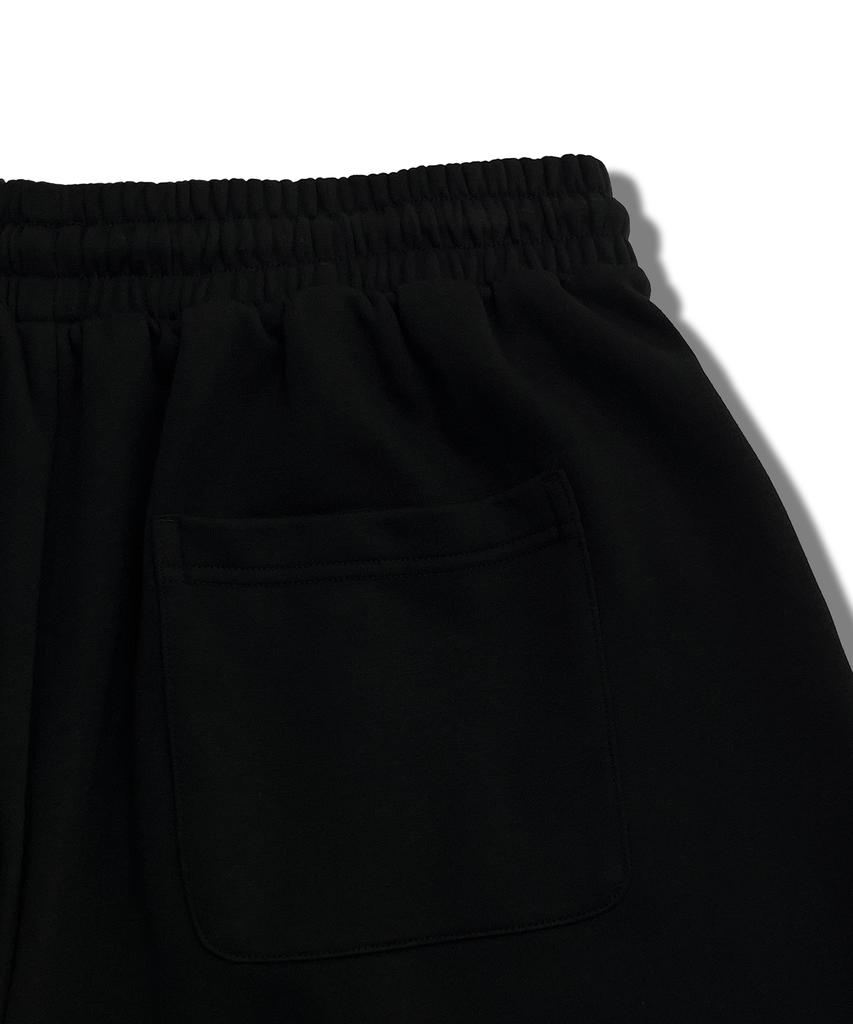 Eonoideu Single-Pleat Bermuda Sweat Shorts Lq7Pu491_Black