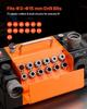 Drill Bits Sharpener MR-13B, 3-15mm Drill Bit Grinder Sharpener with Adjustable Lip Relief Angle & 95°-135° Point Angle, 4600RPM High Speed