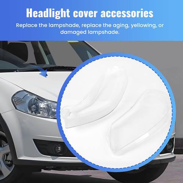 Clear Acrylic Headlight Cover for Suzuki Tian - Durable & Transparent Pair