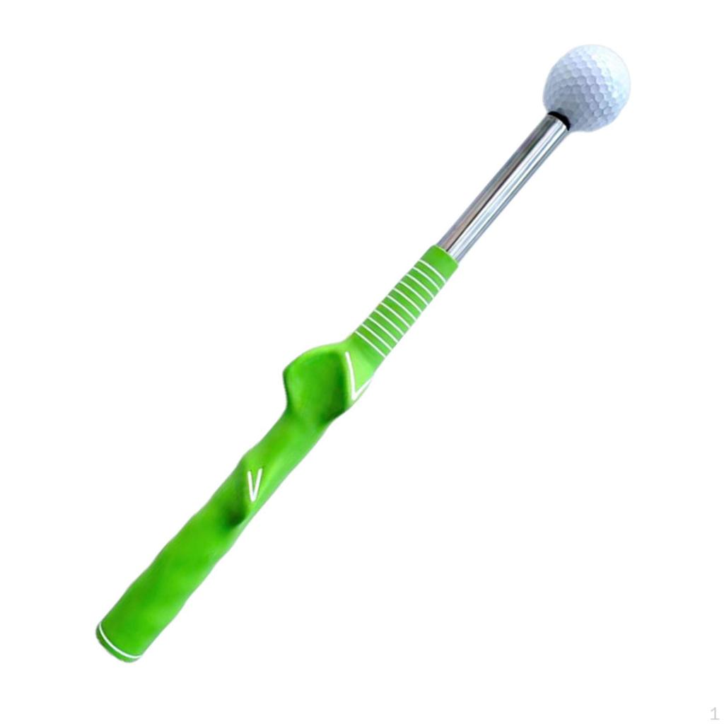 Golf Swing Aid Practice Telescopic Rod Training for Indoor, Outdoor, Flexibility