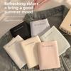 Women's New Summer Cotton Anti-bacterial Crotch No Mark Ice Silk High Split No Hip Briefs