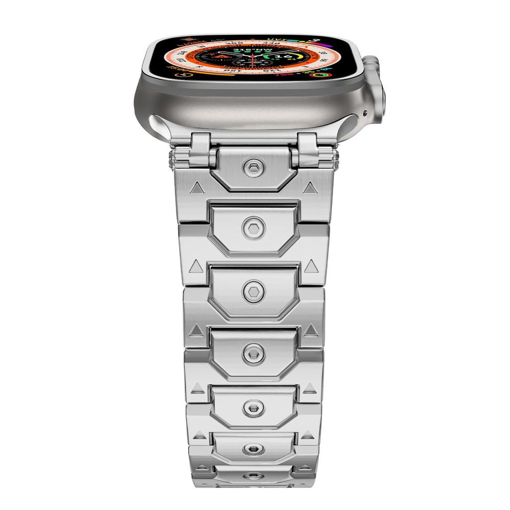Titanium Color Stainless Steel Bracelet Strap For Apple Watch Ultra 2 49mm Series 10 46mm iWatch 9 8 7 SE 45 44 42 41 40 38mm