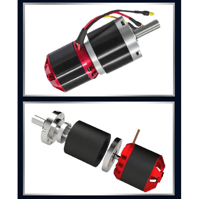 45-4250 High Power DC Brushless Motor Long Life High Speed High Torque Planetary Gear Motor