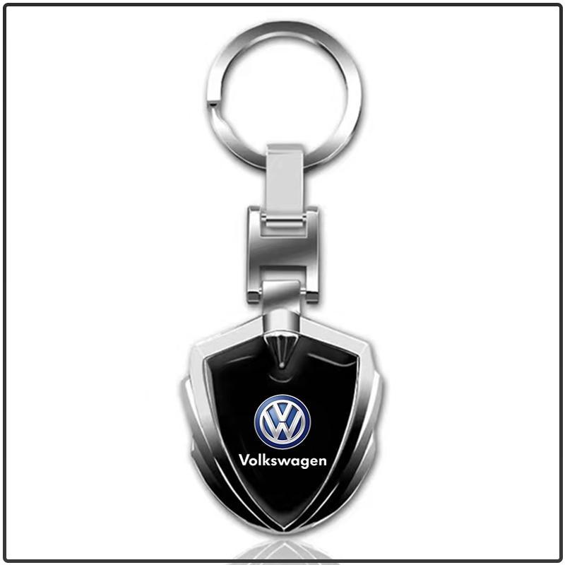 3D Metall Auto Styling Schlüsselanhänger Schlüsselring Schlüsselhalter Für Volkswagen Golf-6 7 4 5 POLO Passat B5 B6 B7 T4 T5 Tiguan Jetta Gol