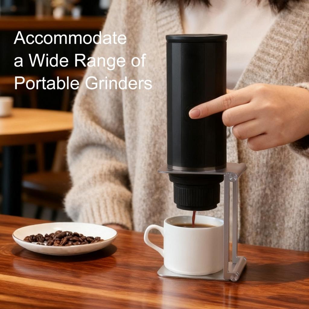 Metal Coffee Brewing Stand, Portable, for Office and Home Use, Camping, Stable Base, Coffee Brewing Accessory