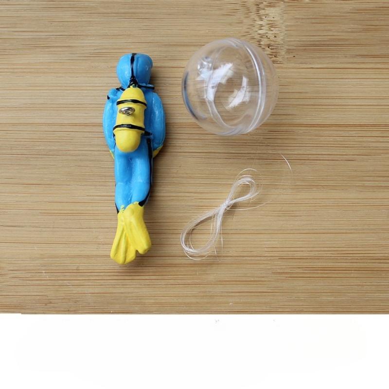 

1 шт. Нова смола Плаваючий дайвер Акваріум Плаваюча прикраса Під прикрасу Підводний набір Підводний світ Маленька плаваюча куля