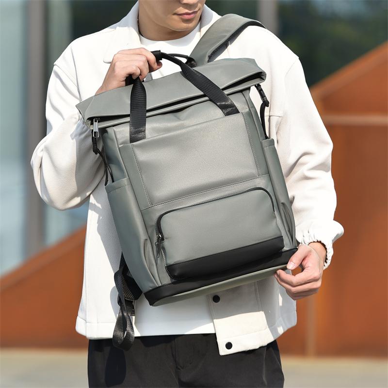 Business Backpack Men's Outdoor Travel Large Capacity Backpack Commuter Student Schoolbag