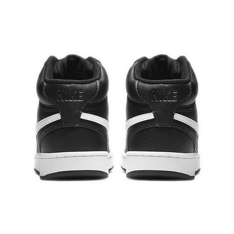New Nike Court Vision Mid Black White Women's CD5436-001