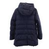UNIQLO Long sleeve seamless down coat L Navy system hood Women Used