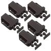 5Pcs Push To Open Latch for Cabinet Door Self-Locking Rebound Mechanism Suitable Kitchen Bedroom Cupboard Without Handles