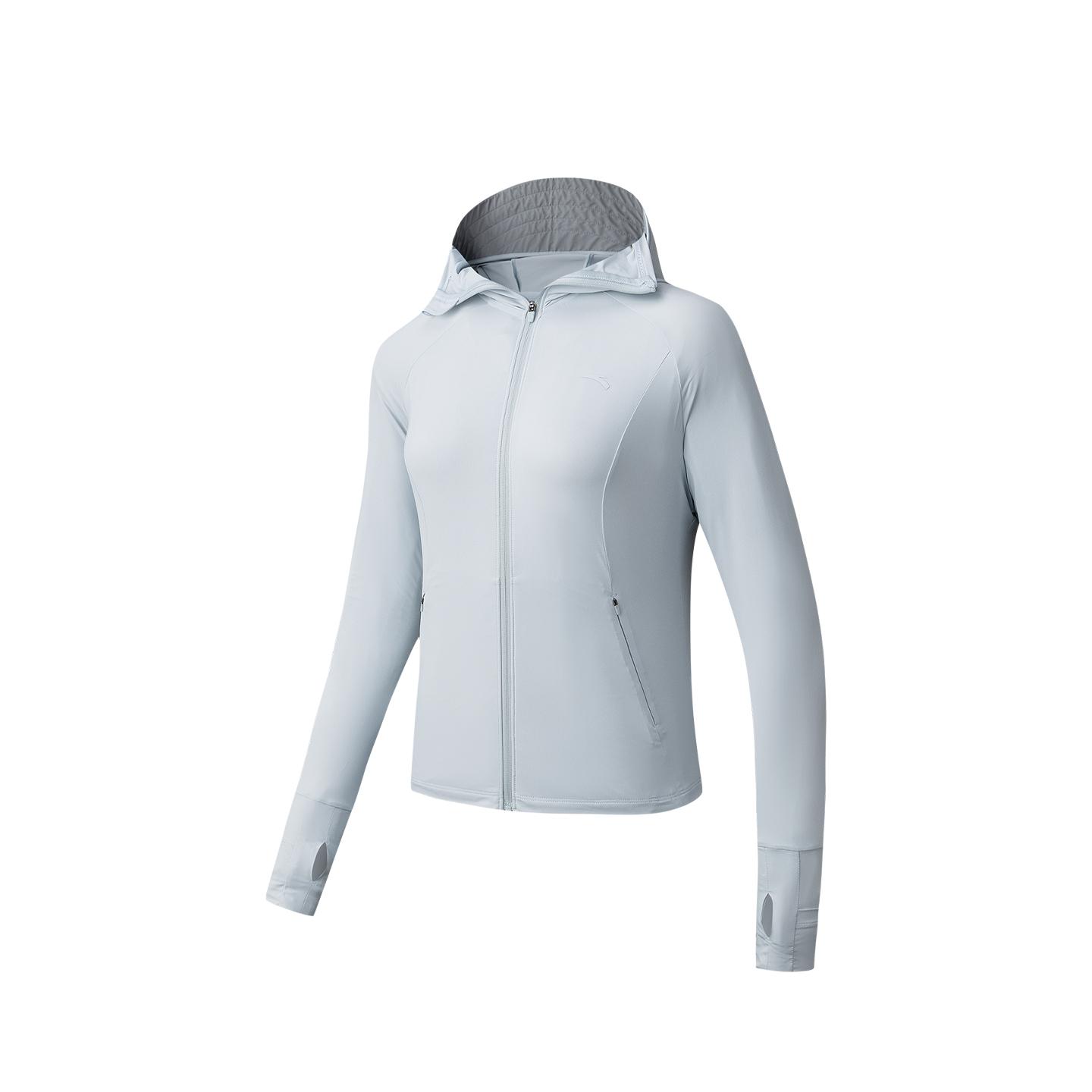 

Anta Training Series Womens Knitted Sports Top Summer 2026 Sun Protection Women tops Dream-Shadow-Blue 962627706-1 XS