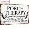 Funny Metal Letter F Sign, Vintage Self-Adhesive Wall Decor 20x30 cm, Leaves Design for Porch, Garden, Patio, Bar & Halloween