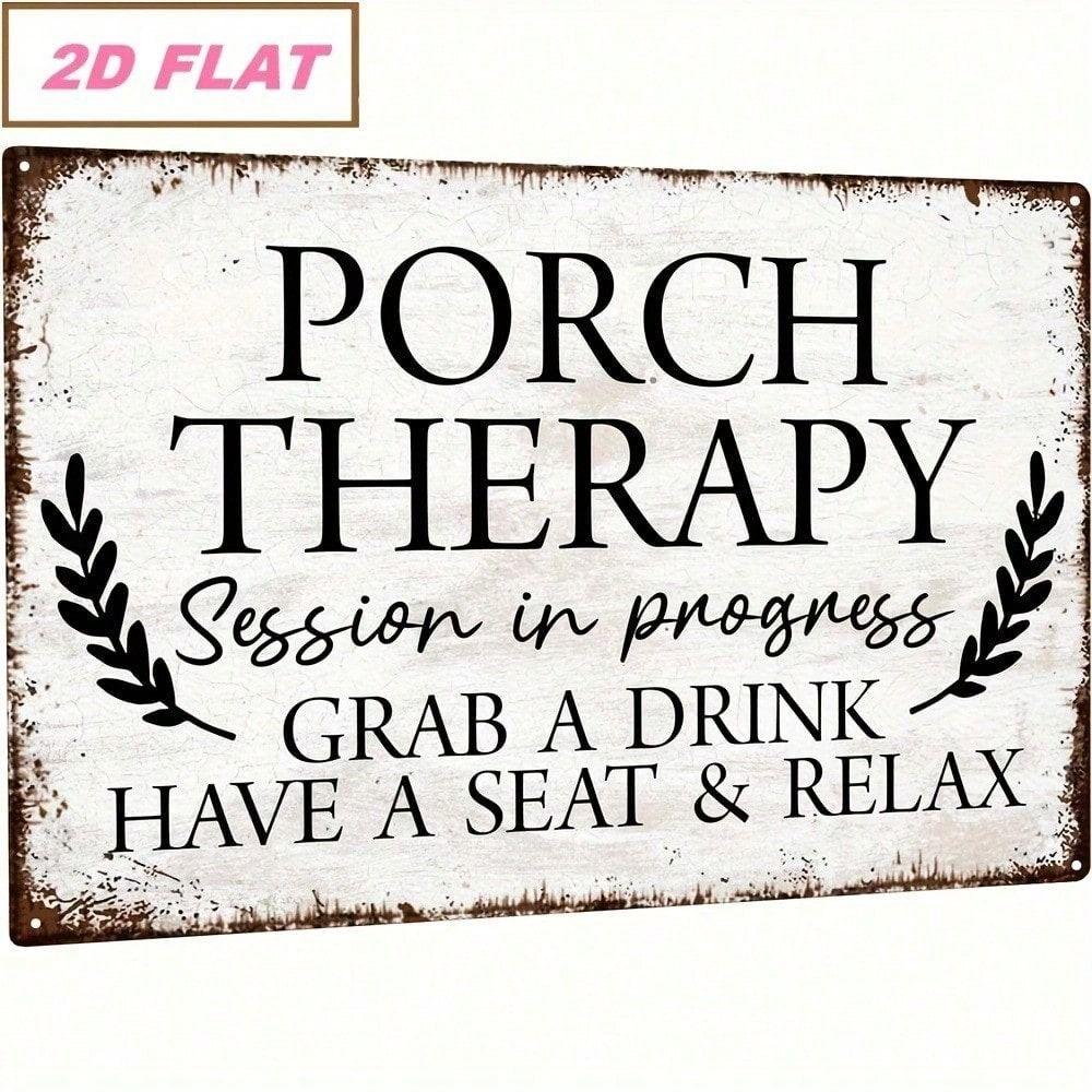 Funny Metal Letter F Sign, Vintage Self-Adhesive Wall Decor 20x30 cm, Leaves Design for Porch, Garden, Patio, Bar & Halloween