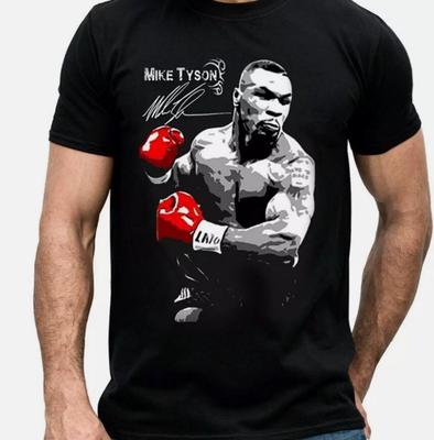 Nouveau T-shirt signature Mike Tyson Noir Unisexe Toutes Tailles S à 5XL T-shirt Unisexe